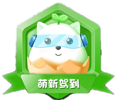 萌新驾到 徽章-萌新驾到 - 纵融盒子